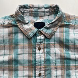 prAna Organic Cotton/Poly Camp Shirt Mens M